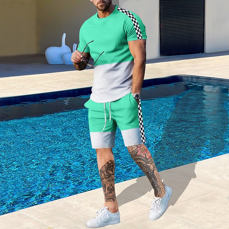 Men'S Accessories Pouch - Męski zestaw dwuczęściowy: szorty i T-shirt