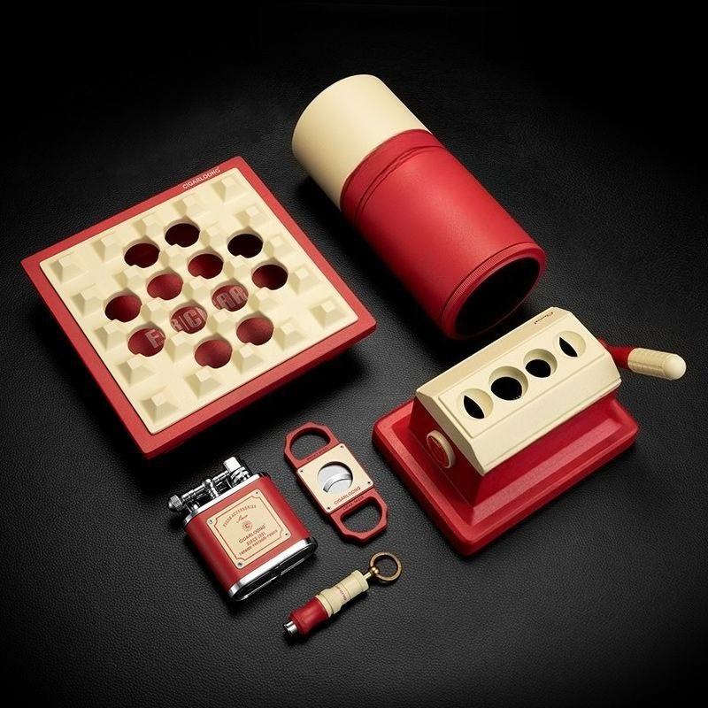 Cigar Cutter Set - Zestaw do cygar, obcinacz do cygar,