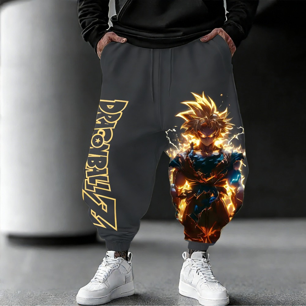 Men Accessories Unique - Spodnie dresowe z nadrukiem 3D Dragon