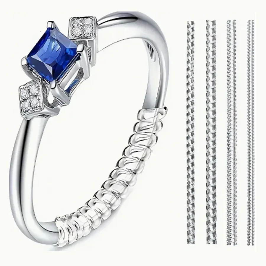 Men'S Accessories Rings - 4/8 szt. - Regulator rozmiaru pierścionka