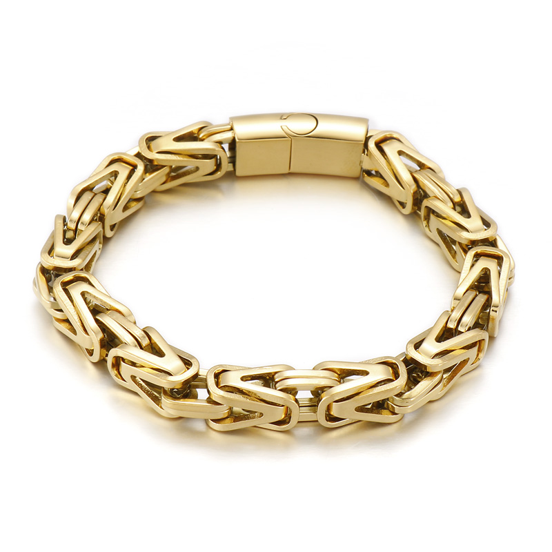 Men Accessories Singapore - Bransoletka męska ze stali nierdzewnej 8mm,