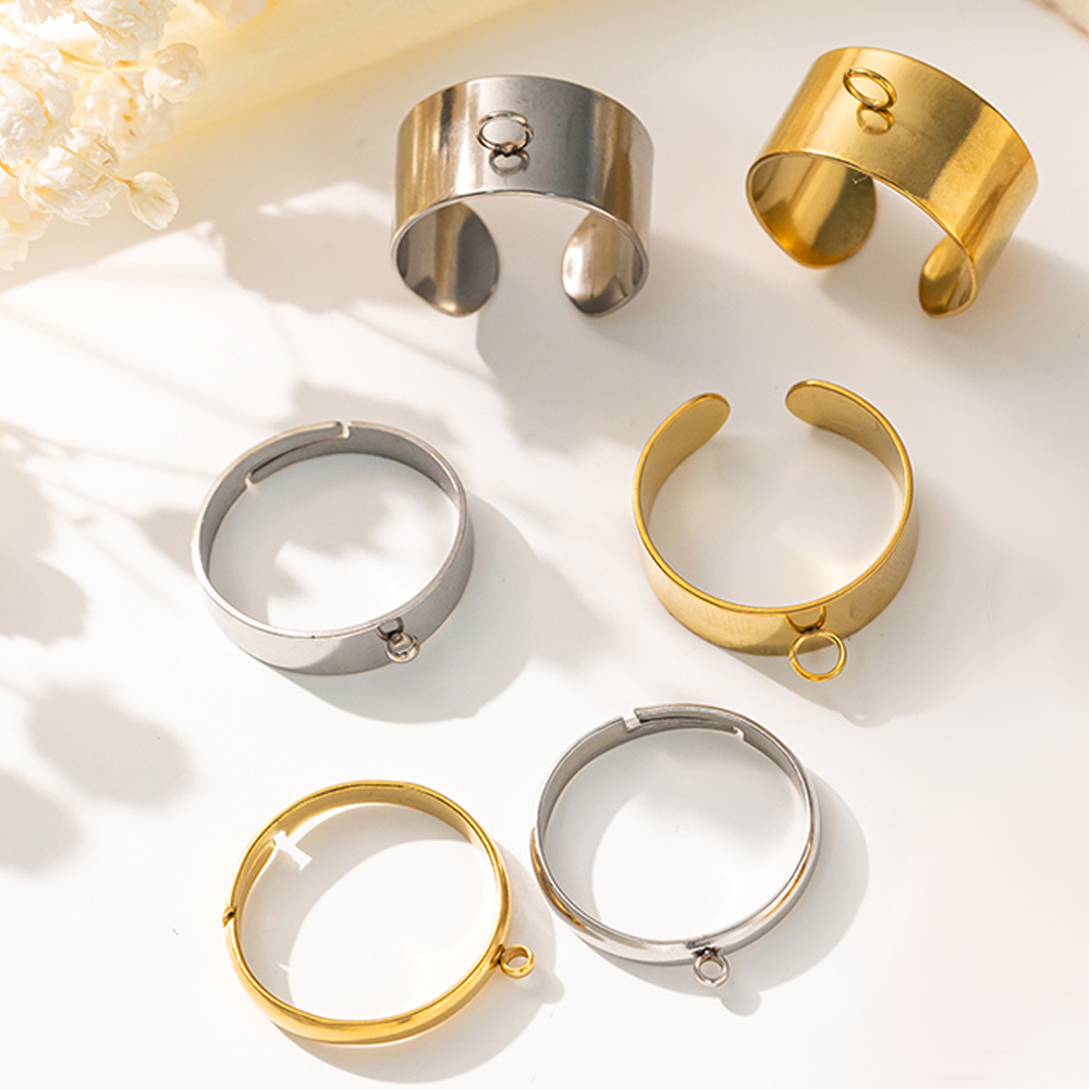 Men'S Accessories Rings - 5 sztuk/partia Otwarty Regulowany Pierścień ze