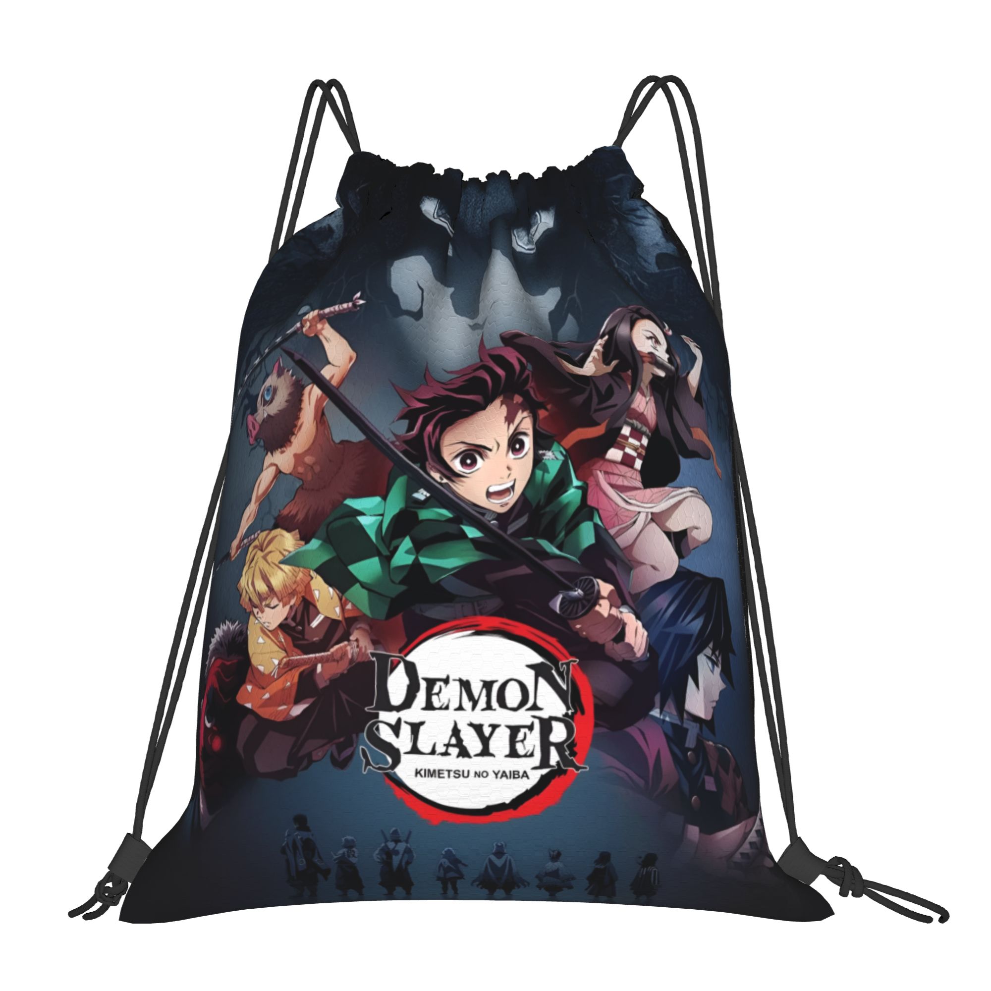 Men Accessories Unique - Personalizowany plecak ze sznurkiem D-Demons Slayers