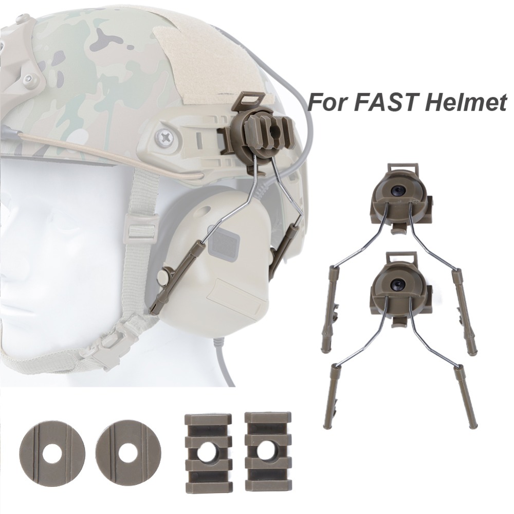 Men'S Accessories Types - Hełm taktyczny zestaw końcówek szynowych Comtac