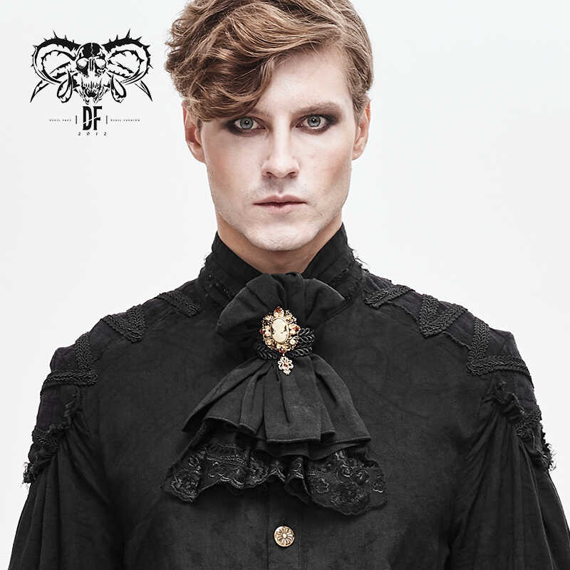 Gotycki elegancki czarny krawa – Men'S Accessories Types recenzja i cena