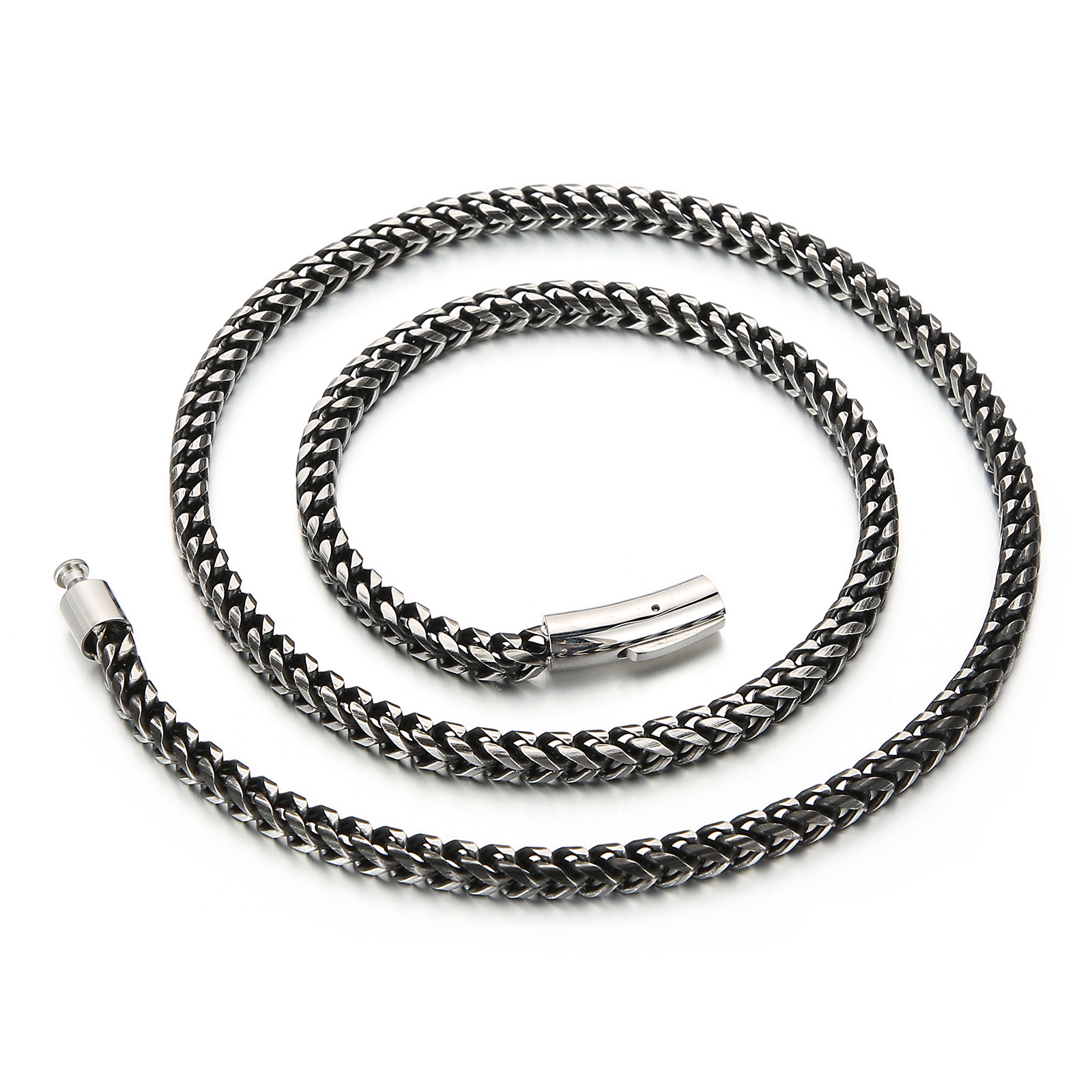 4mm szerokość stal nierdzewna  – Men Accessories Singapore recenzja i cena