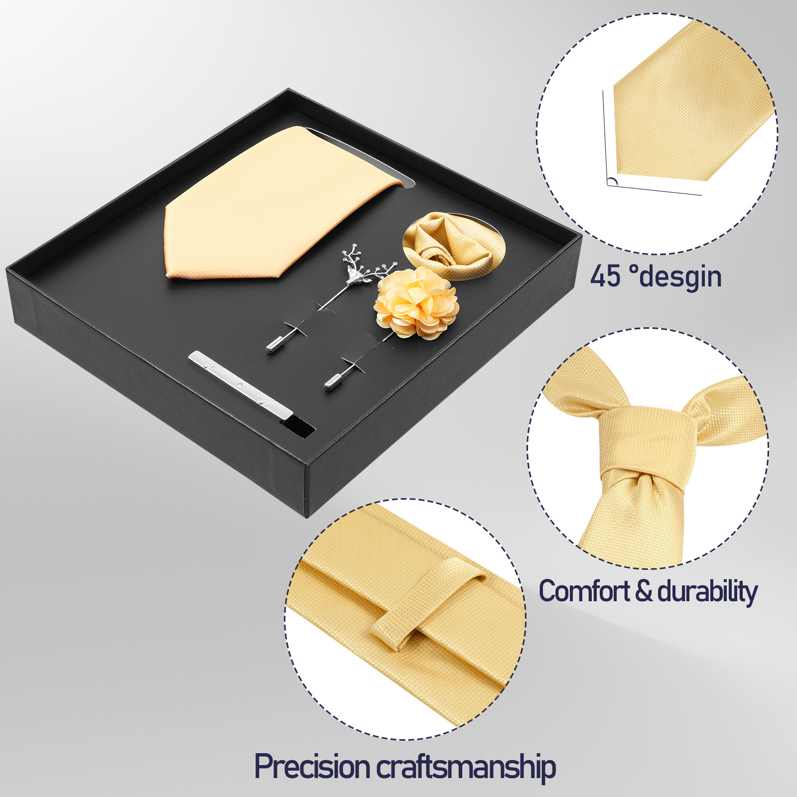 5-częściowy zestaw męskich kra – Men Accessories Gift recenzja i cena