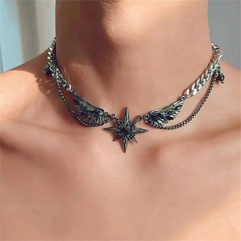 Nowy gotycki naszyjnik w stylu – Men Accessories Singapore recenzja i cena