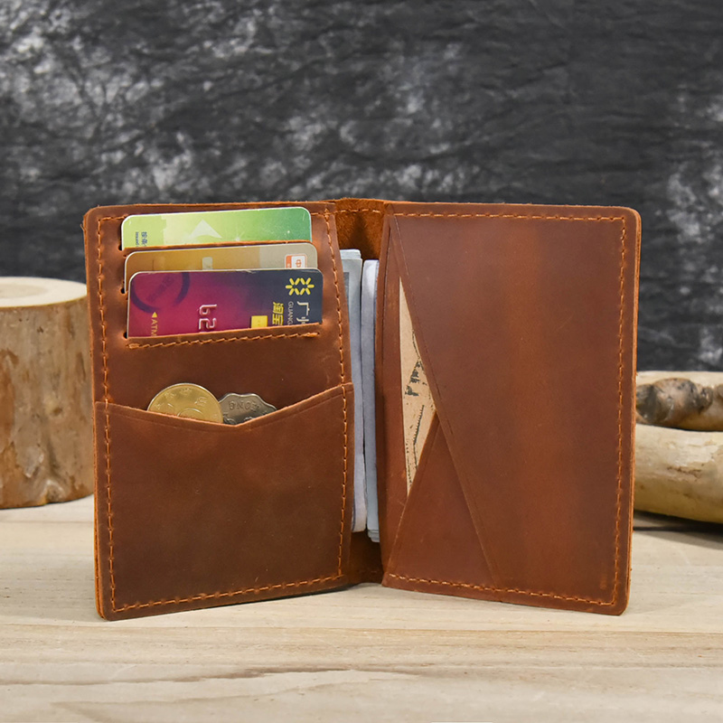 Vintage skórzany portfel na pr – Card Case Minimalist recenzja i cena
