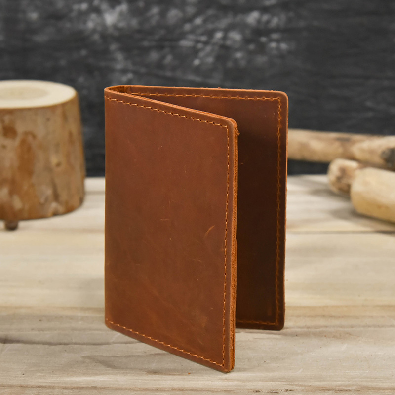 Vintage skórzany portfel na pr – Card Case Minimalist recenzja i cena