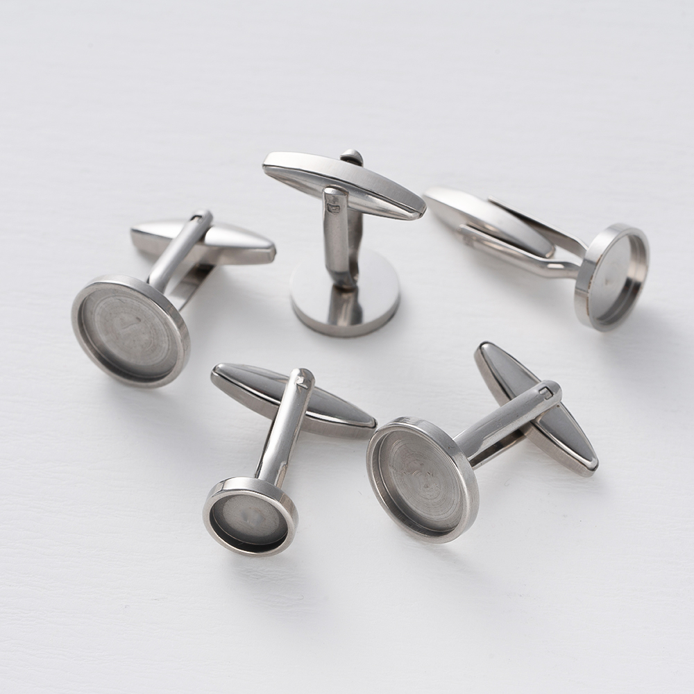 5 szt. Stalowe spinki do manki – Men'S Accessories Rings recenzja i cena