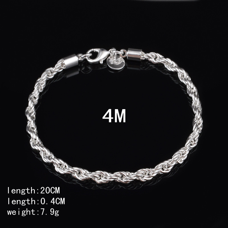 Bransoletka ze srebra próby 92 – Men Accessories Singapore recenzja i cena