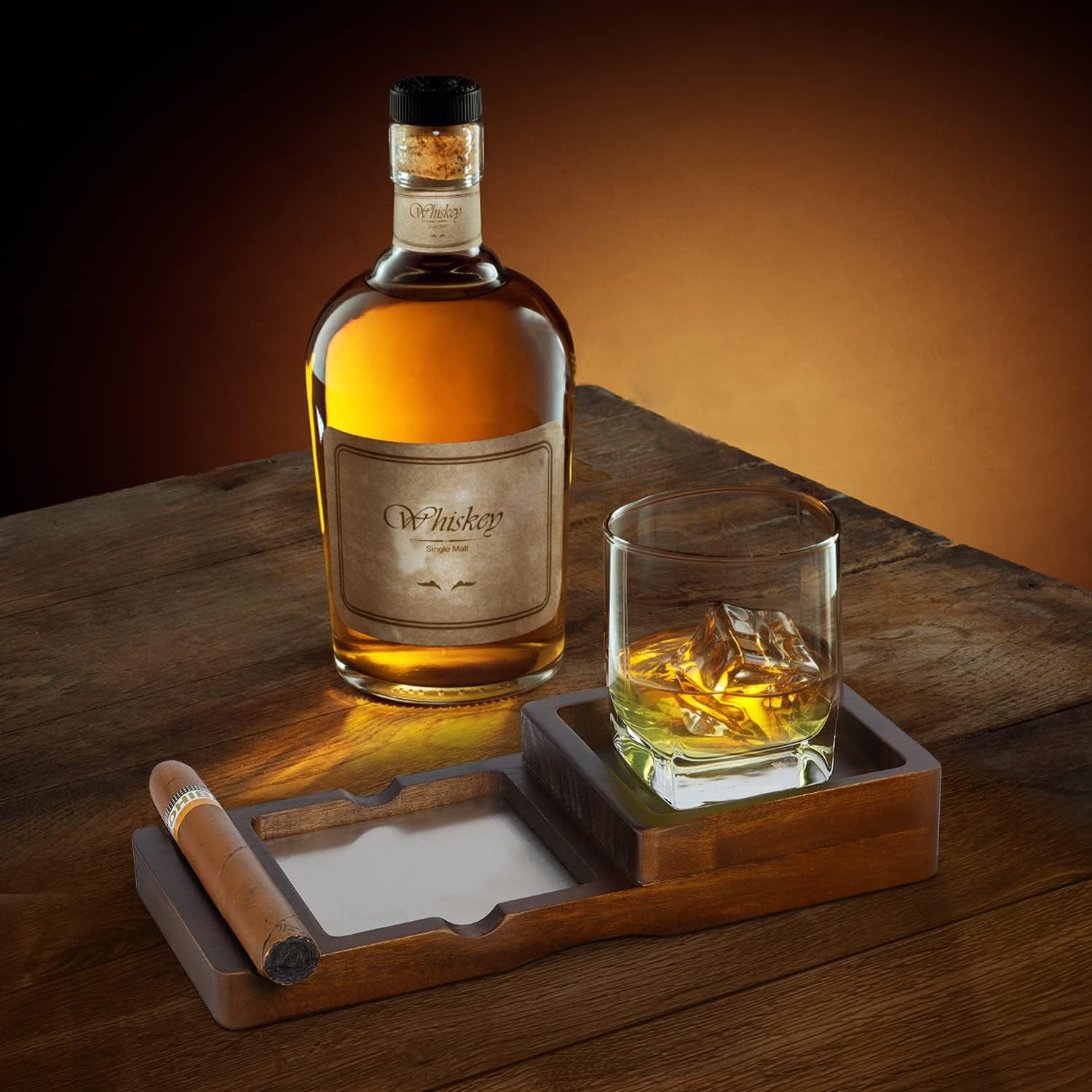 Taca na popiółki z litego drew – Cigar Cutter Set recenzja i cena