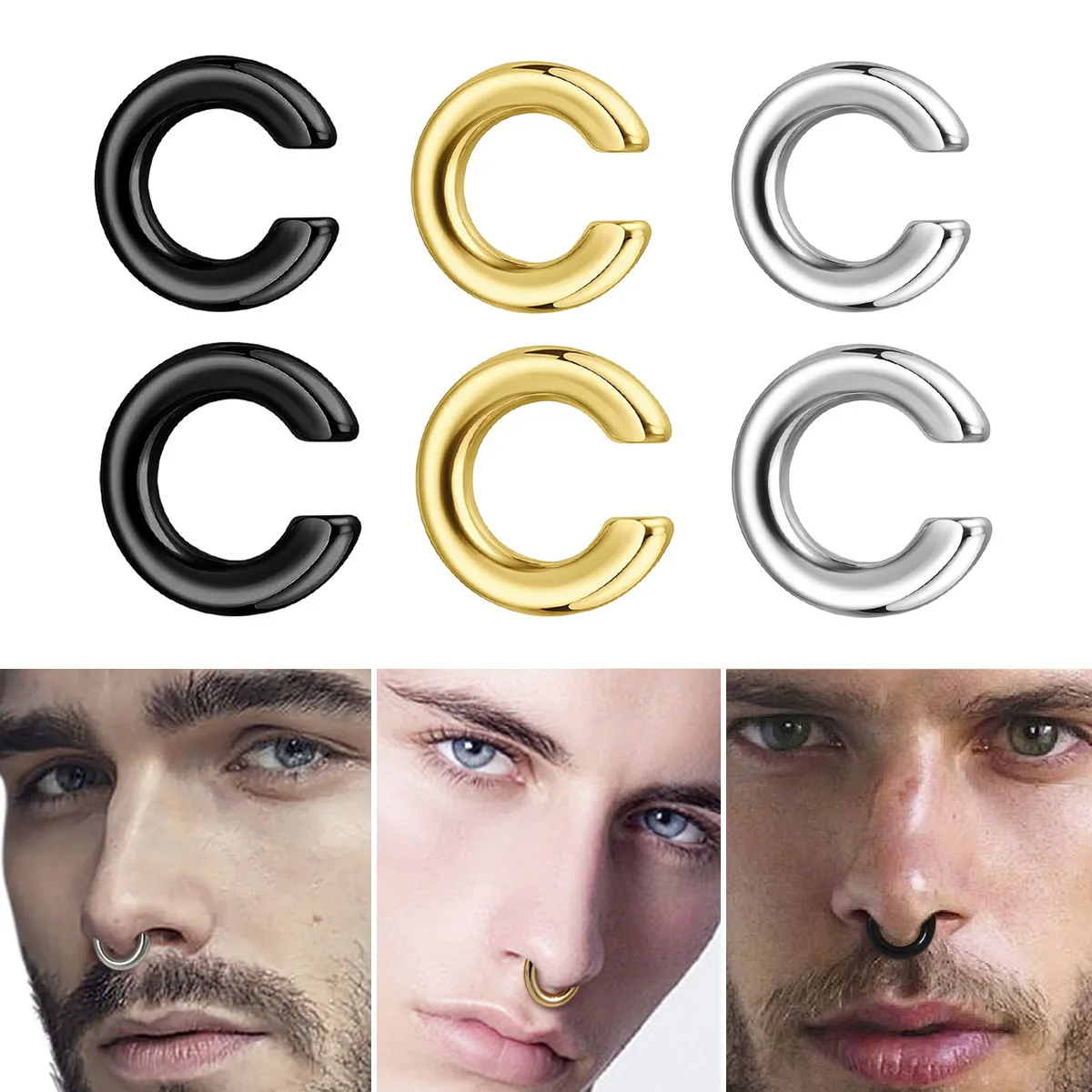 1 szt. Przesadzony pierścień d – Men'S Accessories Rings recenzja i cena