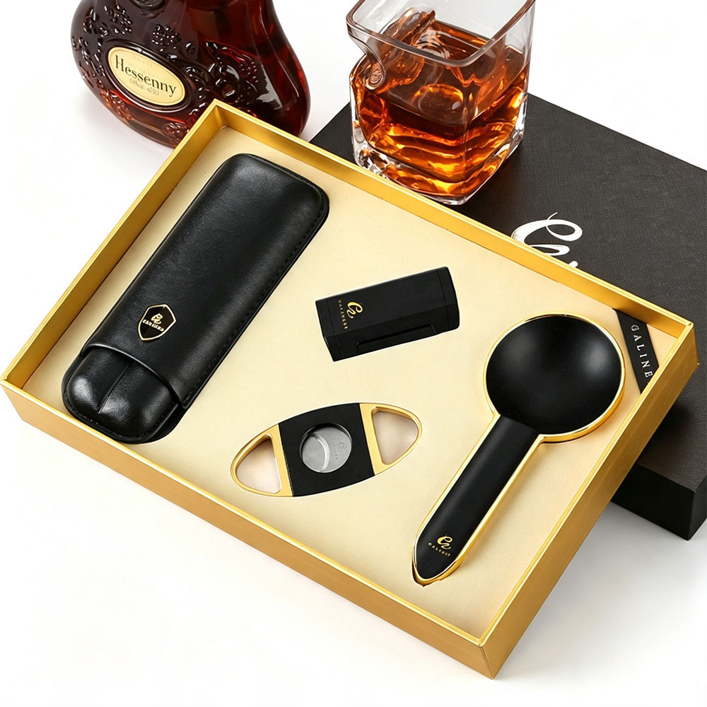 GALINER metalowy zestaw do pal – Cigar Cutter Set recenzja i cena