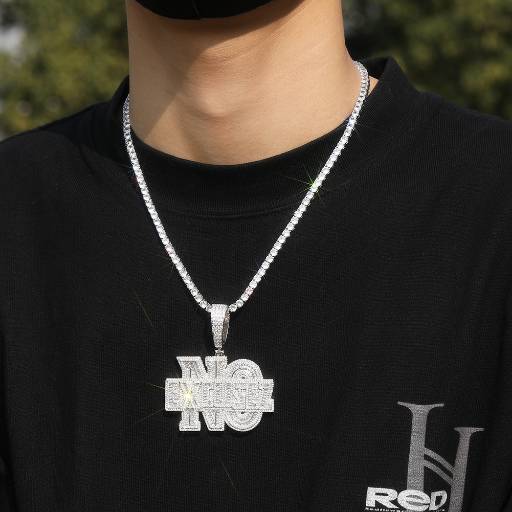 Niszowy naszyjnik hip-hopowy z – Men Accessories Singapore recenzja i cena