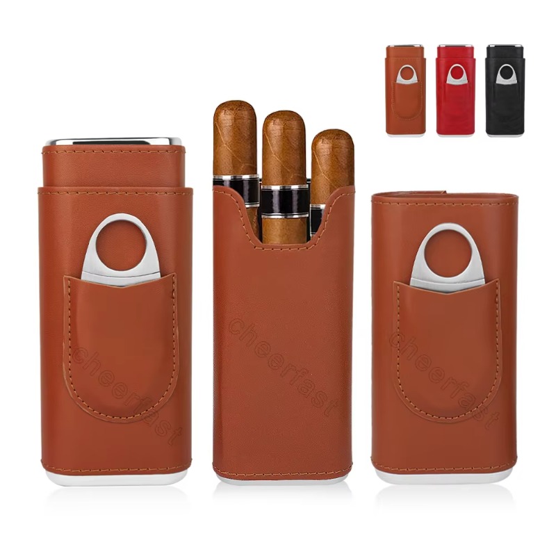 Pudełko nawilżające do cygar,  – Cigar Cutter Set recenzja i cena