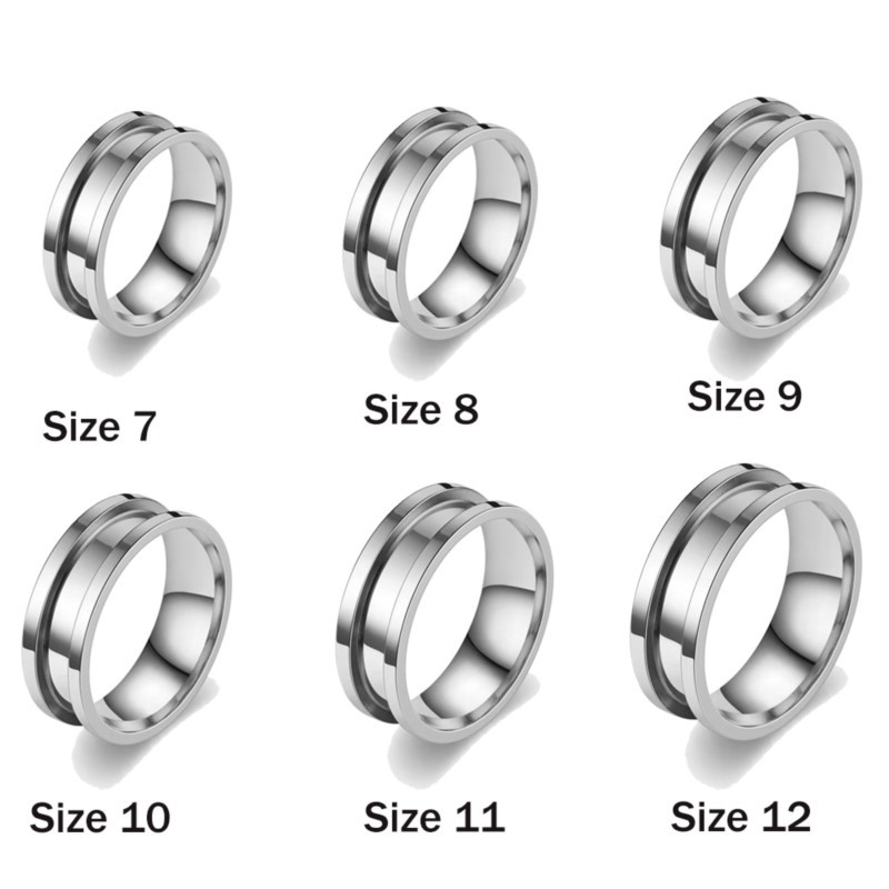 5 szt. Półfabrykatów pierścien – Men'S Accessories Rings recenzja i cena