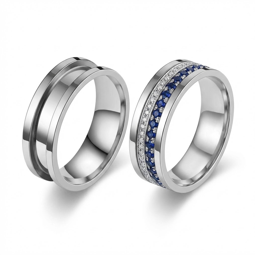 5 szt. Półfabrykatów pierścien – Men'S Accessories Rings recenzja i cena
