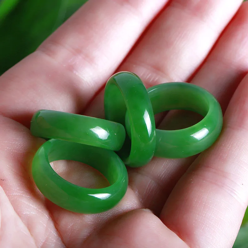 Naturalna zieleń Hetian Jade p – Men Accessories Hand recenzja i cena